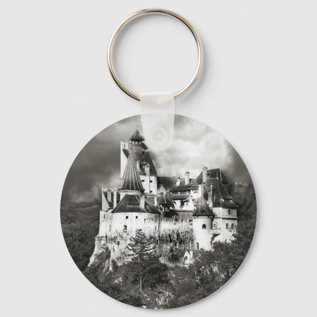 Dracula's Castle, Transylvania Key Ring (Front)