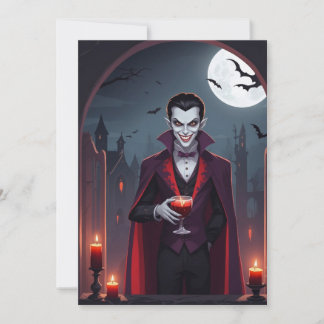 Dracula's Delight – Halloween Greeting Card