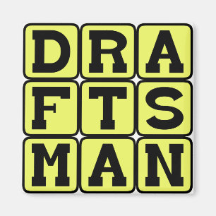 Draftsman, Technical Plan Creator Magnet