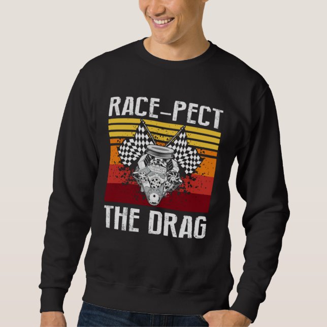 Drag Boat for Drag Boat Driver and Speedboat Racin Sweatshirt (Front)