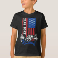 Drag boat racing america usa flag boater motor