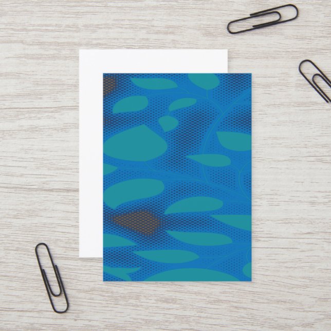 Drag & Drop Custom Image Here Business Card (Front/Back In Situ)