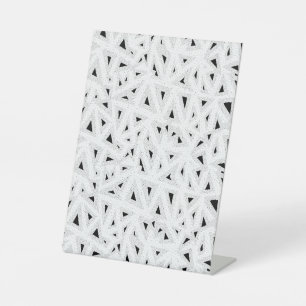 Drag & Drop Custom Image Here Pedestal Sign