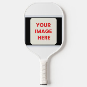 Drag & Drop Custom Logo Here Pickleball Paddle