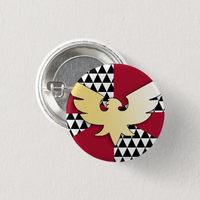 Drag Pride Flag 3 Cm Round Badge (Front & Back)