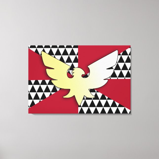 Drag Pride Flag Canvas Print (Front)