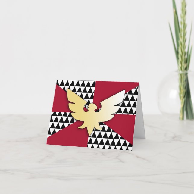 Drag Pride Flag Thank You Card (Front)