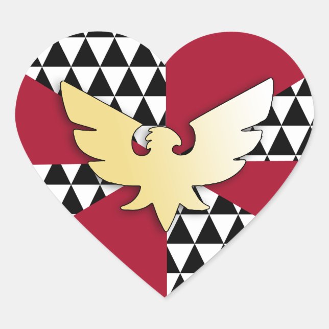 DRAG PRIDE HEART STICKER (Front)