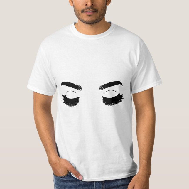 Drag Queen Full Lashes Graphic T-Shirt (Front)