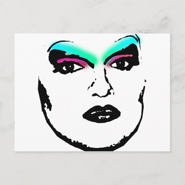 drag queen postcard (Front)