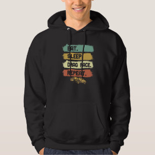 Drag Racing Car Vintage Muscle Car Racing Race Car Hoodie