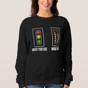 Drag Racing Christmas Tree Drag Racer Dragster Tan Sweatshirt
