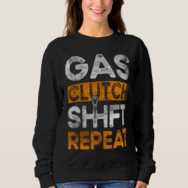 Drag Racing Drag Racer Car Racing Sweatshirt (Front)