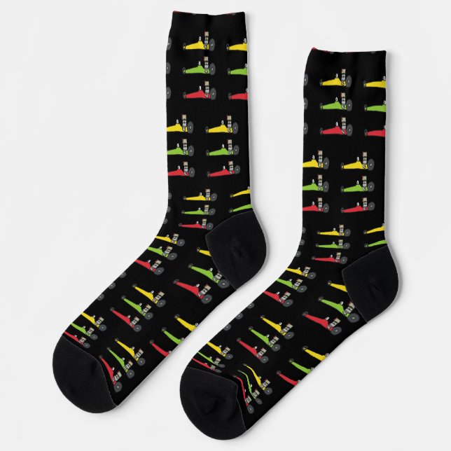 Drag Racing Socks (Left)