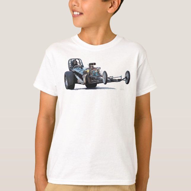 Drag Racing & Vintage Dragsters T-Shirt (Front)