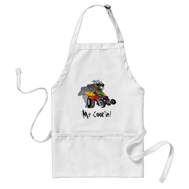 Dragger  "Me Cook'in!" Apron (Front)
