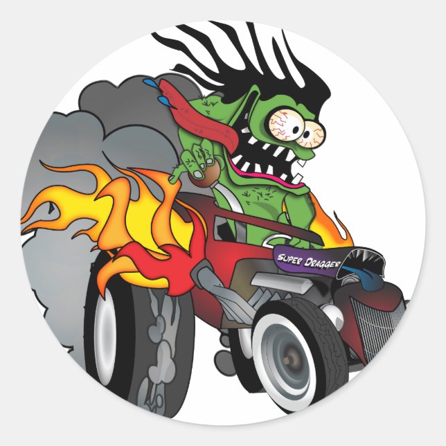 Dragger Sticker (Front)