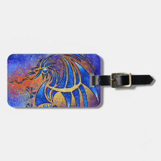 Dragissous V1 - blue dragon Luggage Tag