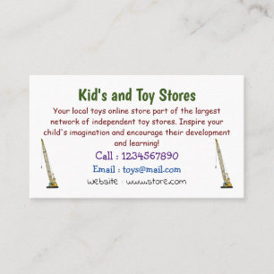 Dragline excavator cartoon illustration business card