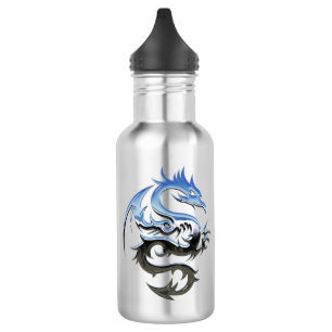 Dragon 18 oz. White 532 Ml Water Bottle