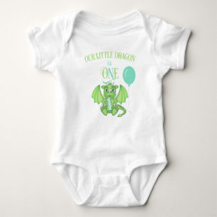 Dragon 1st Birthday Romper Baby Bodysuit