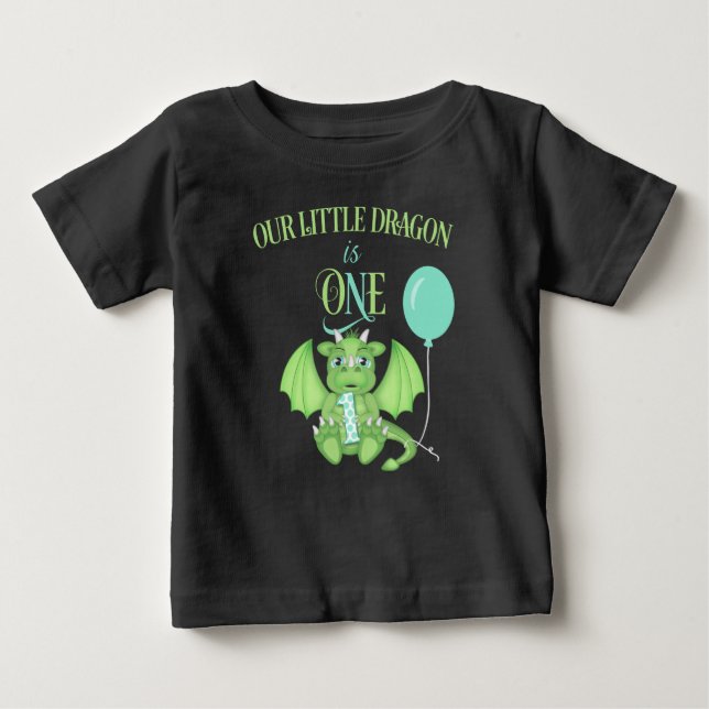 Dragon 1st Birthday Shirt (Front)