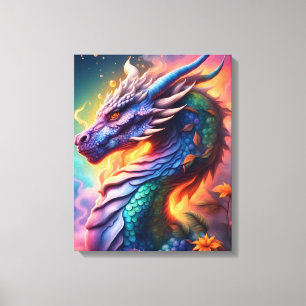 Dragon 40.6 cm x 50.8 cm canvas print