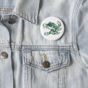 dragon 6 cm round badge