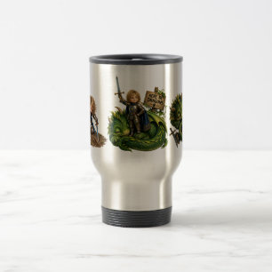 Dragon Adventure – Cute Little Knight & Dragon Travel Mug