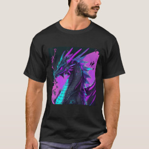 Dragon Aesthetic Style Japan Vaporwave 80s 90s T-Shirt
