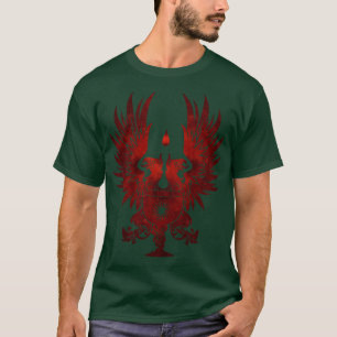Dragon Age Grey Warden Red White BG T-Shirt