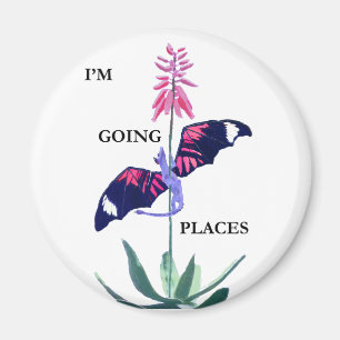 Dragon and Cactus Magnet