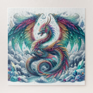 Dragon and Crystals  Jigsaw Puzzle