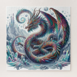 Dragon and Crystals  Jigsaw Puzzle