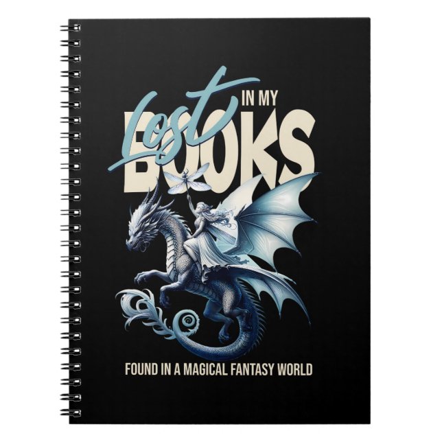 Dragon and Fairy & Fantasy book lover quote (Front)
