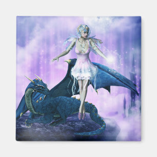 Dragon And Fairy Magnet