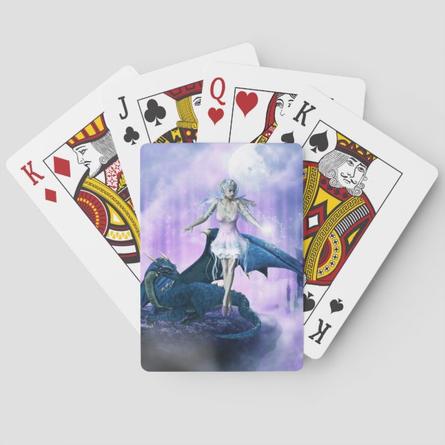 Dragon And Fairy Playing Cards (Back)