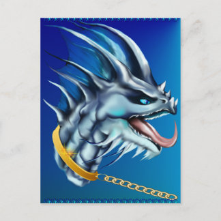 Dragon and Gold Chain Postcard