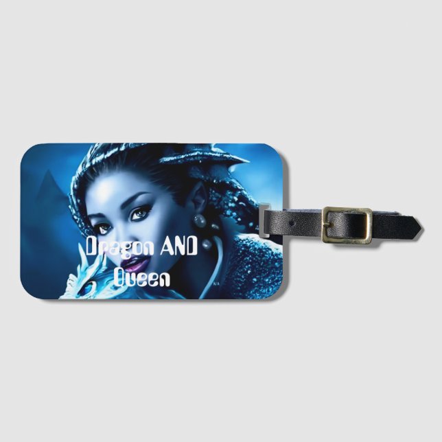 Dragon and His Queen- Luggage Tag (Front Horizontal)
