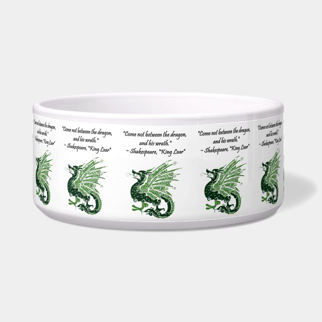 Dragon and His Wrath Shakespeare King Lear Cartoon (Front)