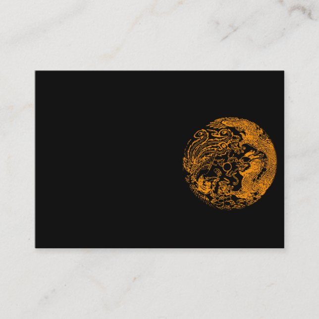 Dragon and Phoenix Business Card (Front)