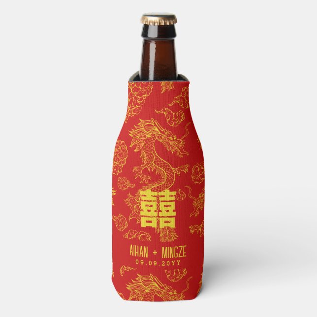 Dragon and Phoenix | Double Happininess Bottle Cooler (Bottle Front)