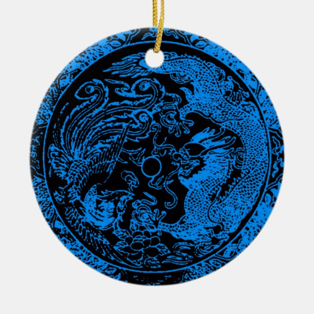 Dragon and Phoenix Ornament (Front)