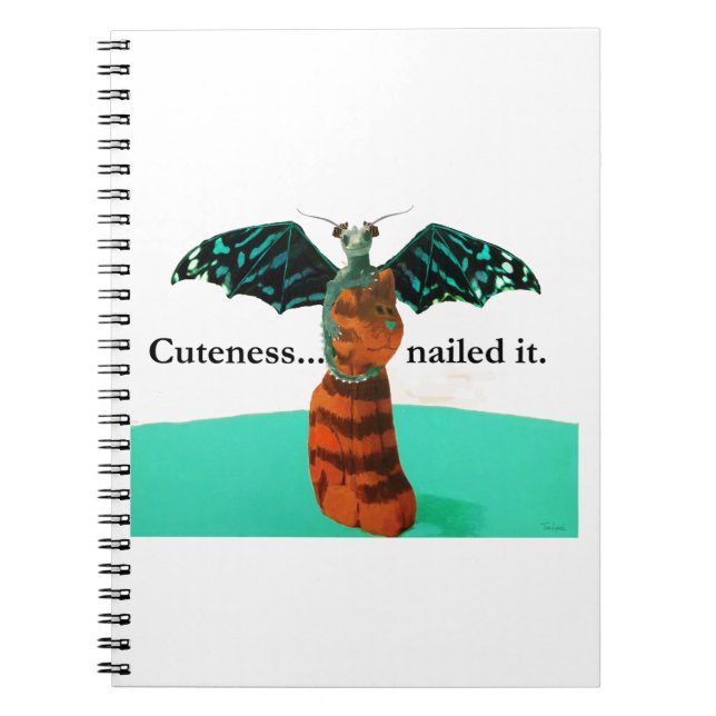 Dragon and Wooden Cat Notebook (Front)