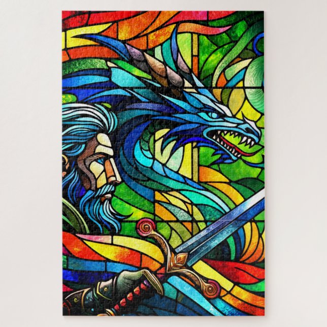 Dragon Art Jigsaw Puzzle (Vertical)