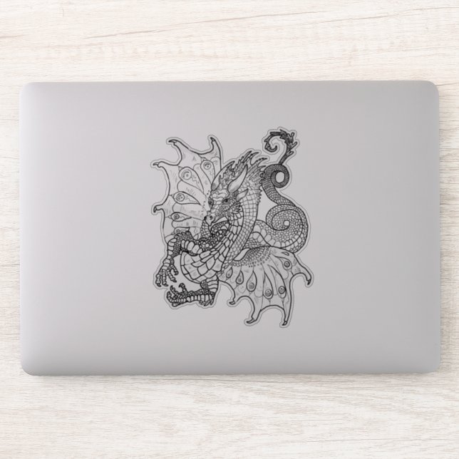 Dragon Art Nouveau Style (Computer)