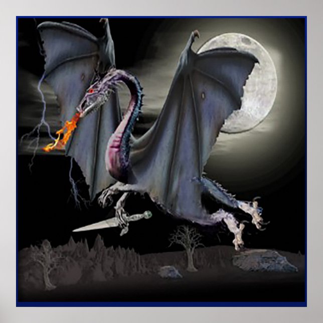 Dragon art poster (Front)