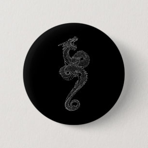 Dragon Art Tattoo Japan Traditional Japanese Graph 6 Cm Round Badge