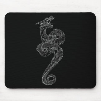 Dragon Art Tattoo Japan Traditional Japanese Graph Mouse Pad
