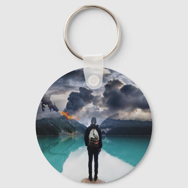 Dragon Attack Key Ring (Front)